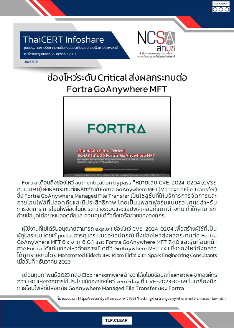 ช่องโหว่ระดับ Critical ส่งผลกระทบต่อ Fortra GoAnywhere MFT.png