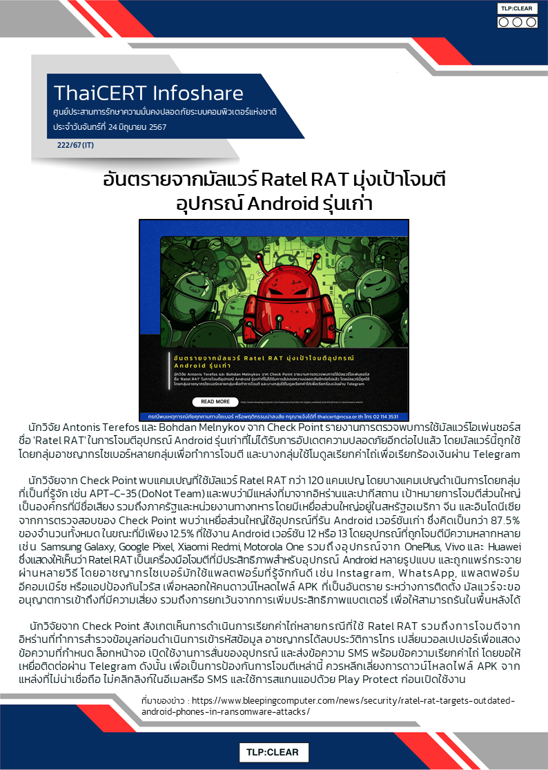 อันตรายจากมัลแวร์ Ratel RAT มุ่งเป้าโจมตีอุปกรณ.png