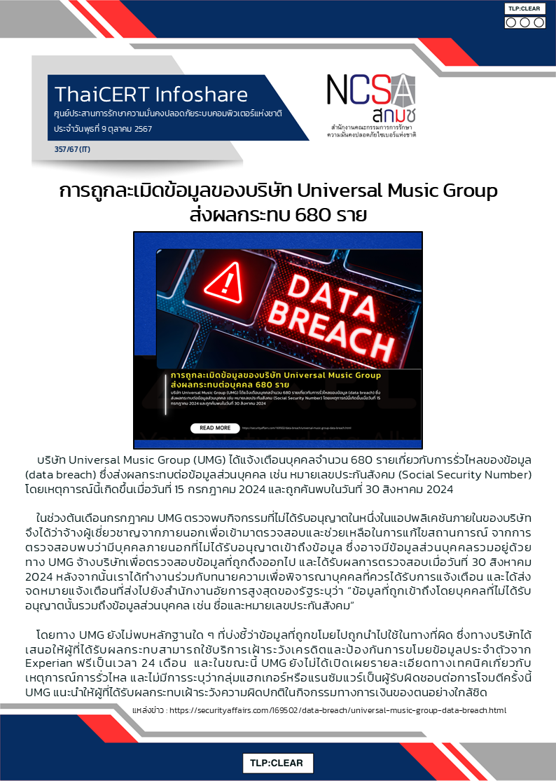 การถูกละเมิดข้อมูลของบริษัท Universal Music Group ส่งผล.png