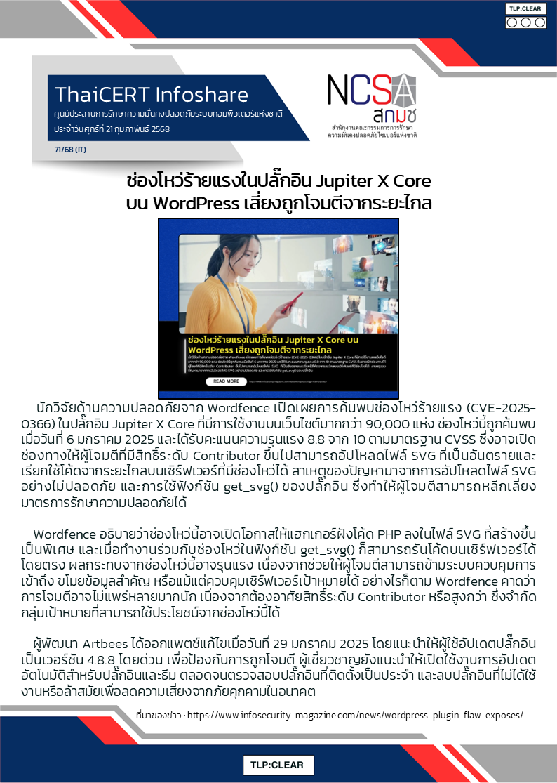 ช่องโหว่ร้ายแรงในปลั๊กอิน Jupiter X Core บน WordPress เสี.png