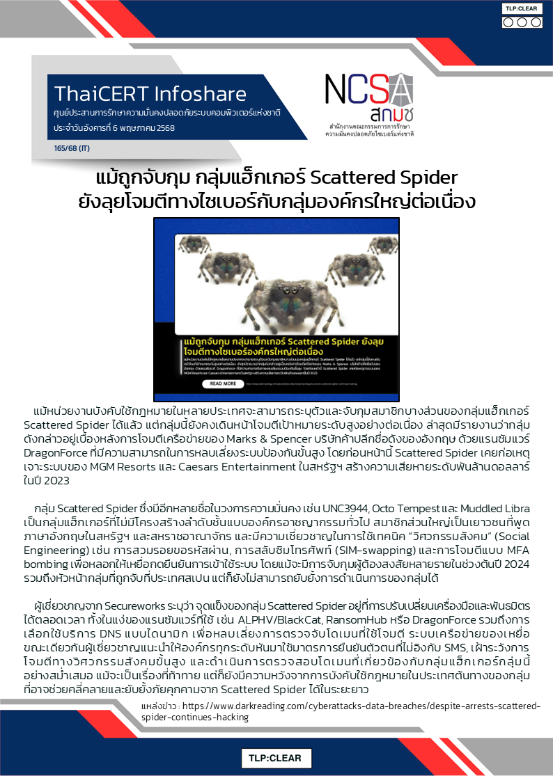 แม้ถูกจับกุม กลุ่มแฮ็กเกอร์ Scattered Spider ยังลุยโ.png