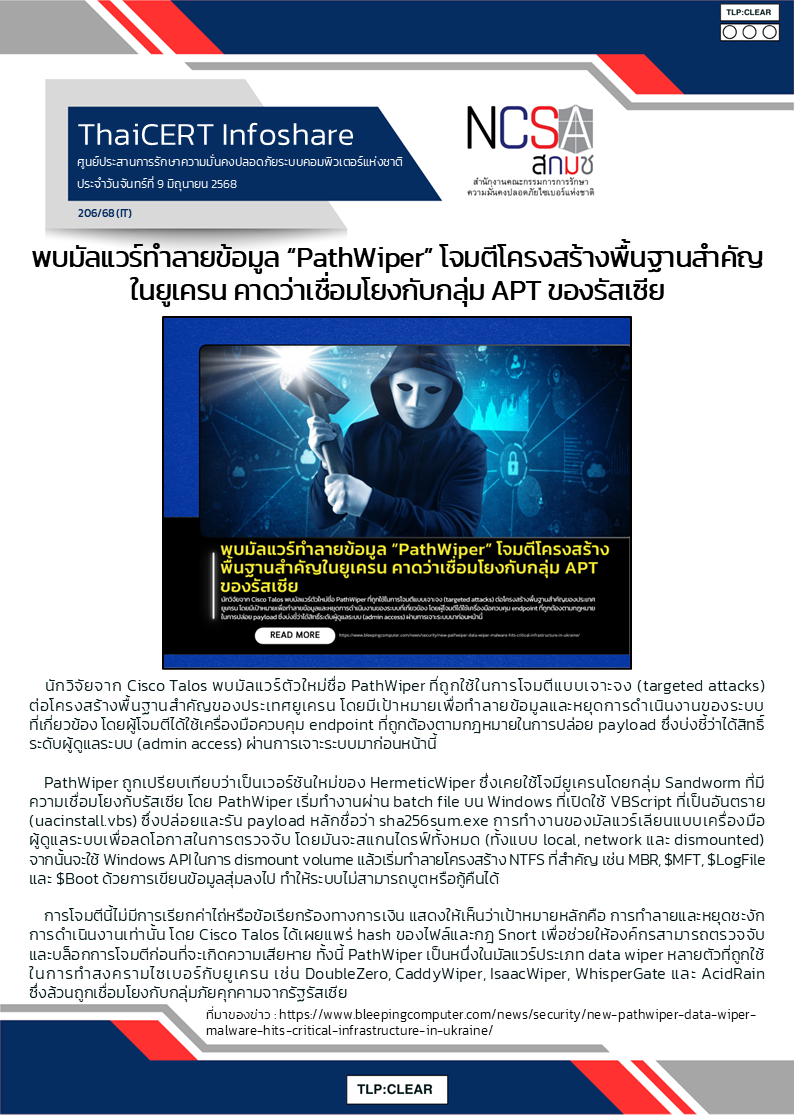 พบมัลแวร์ทำลายข้อมูล “PathWiper” โจมตีโครงสร้าง.png
