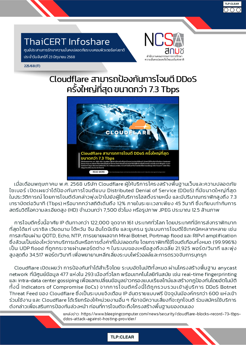 Cloudflare สามารถป้องกันการโจมตี DDoS ครั้งใหญ่ที่ส.png