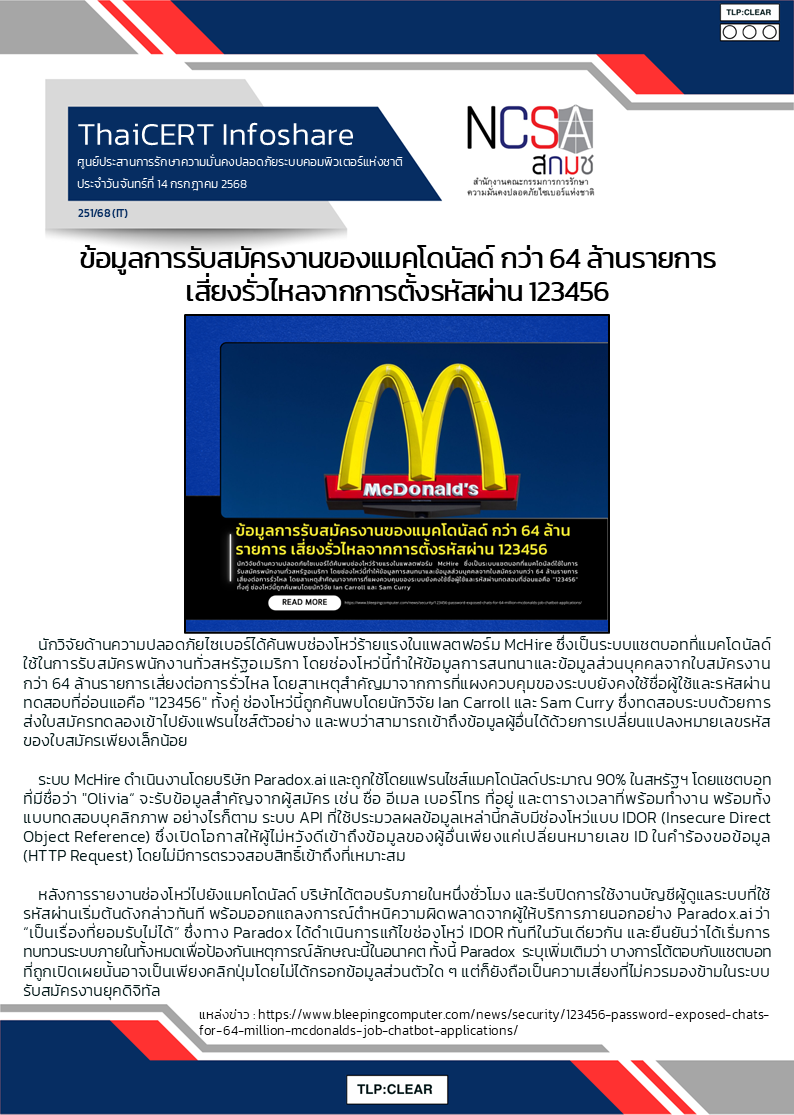 ข้อมูลการรับสมัครงานของแมคโดนัลด์ กว่า 64 ล.png