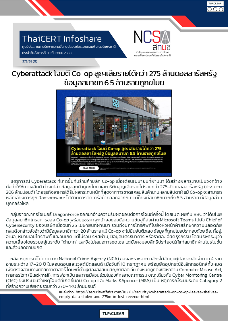 Cyberattack โจมตี Co-op สูญเสียรายได้กว่า 275 ล้านดอลลา.png