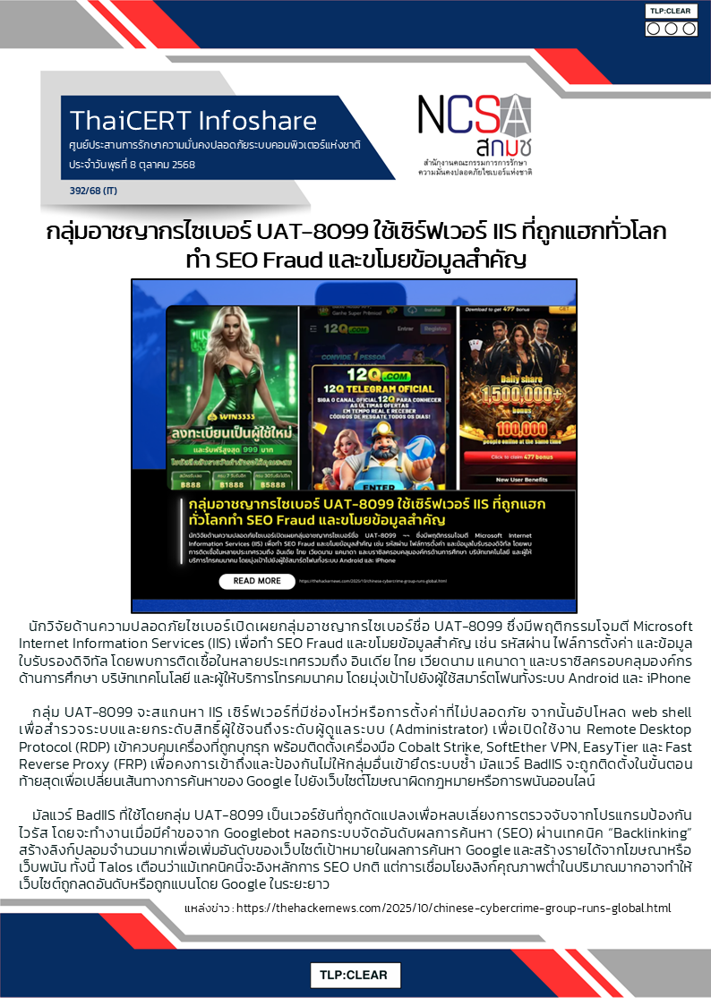 กลุ่มอาชญากรไซเบอร์ UAT-8099 ใช้เซิร์ฟเวอร์ IIS ท_0.png