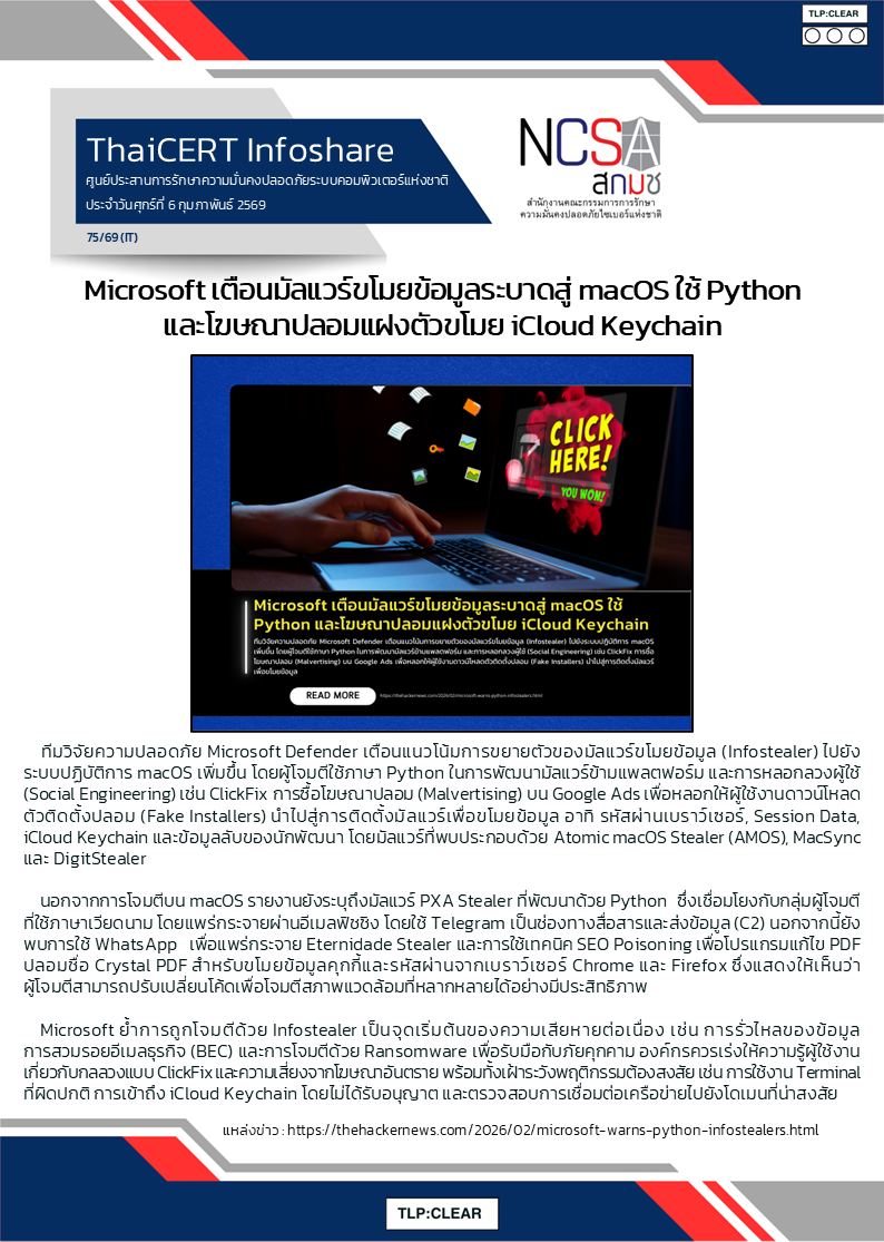 Microsoft เตือนมัลแวร์ขโมยข้อมูลระบาดสู่ macOS ใช้ Py.png