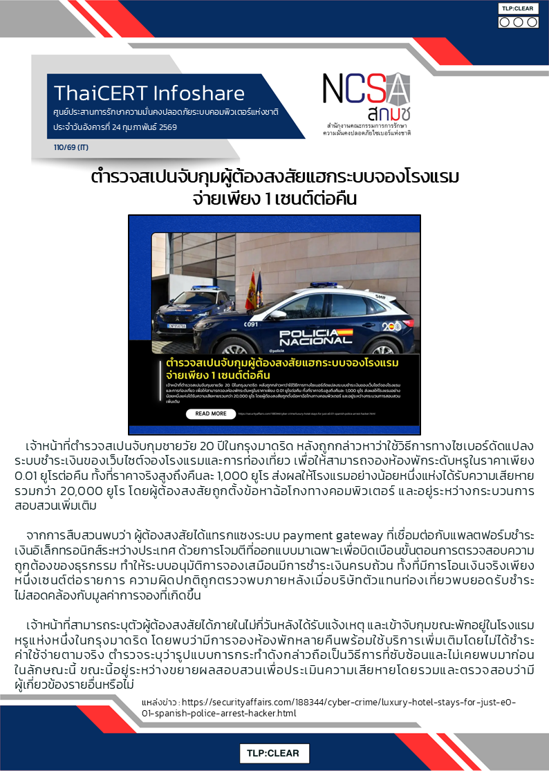 ตำรวจสเปนจับกุมผู้ต้องสงสัยแฮกระบบจองโร.png