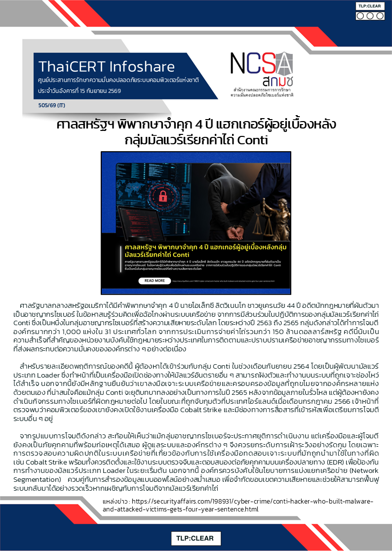 ศาลสหรัฐฯ พิพากษาจำคุก 4 ปี แฮกเกอร์ผู้อยู่.png