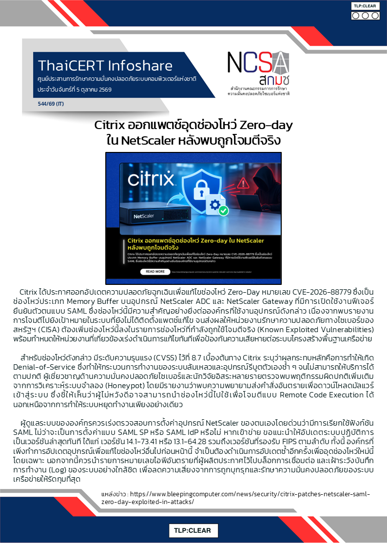 Citrix ออกแพตช์อุดช่องโหว่ Zero-day ใน NetScaler หลังพบถูก.png