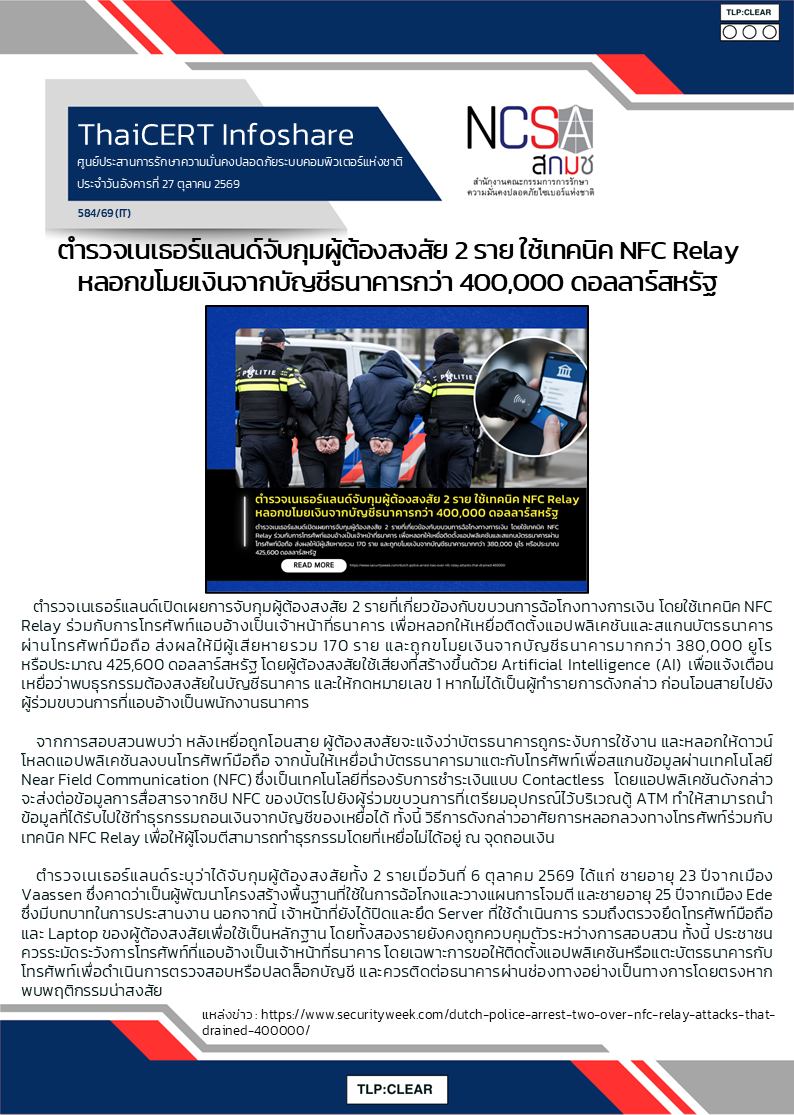 ตำรวจเนเธอร์แลนด์จับกุมผู้ต้องสงสัย 2 ราย .png
